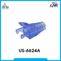 RJ45 CAT 6 New Crystal Locking Plug BOOT สีฟ้า บรรจุ 10 หัว/Pkg